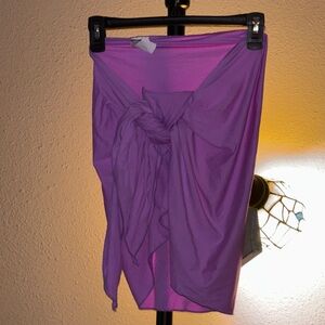 BECCA Purple Swim Coverup